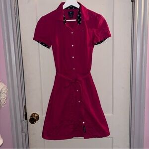 Tommy Hilfiger Fuchsia Shirt Dress